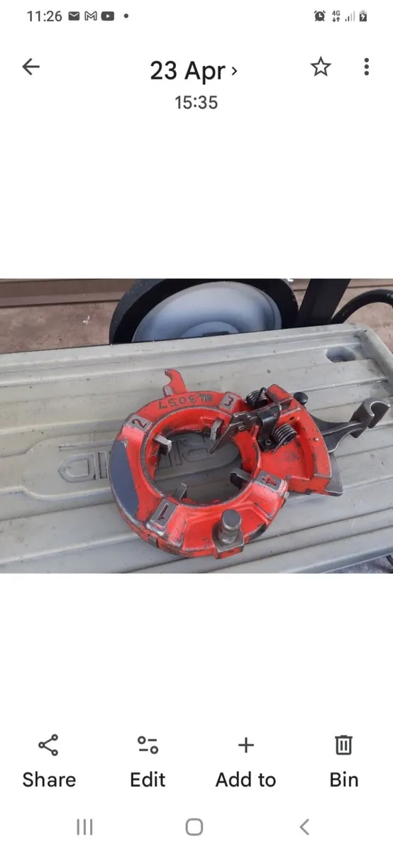 RIDGID 2 1/2"- 3" INCH DIE HEAD