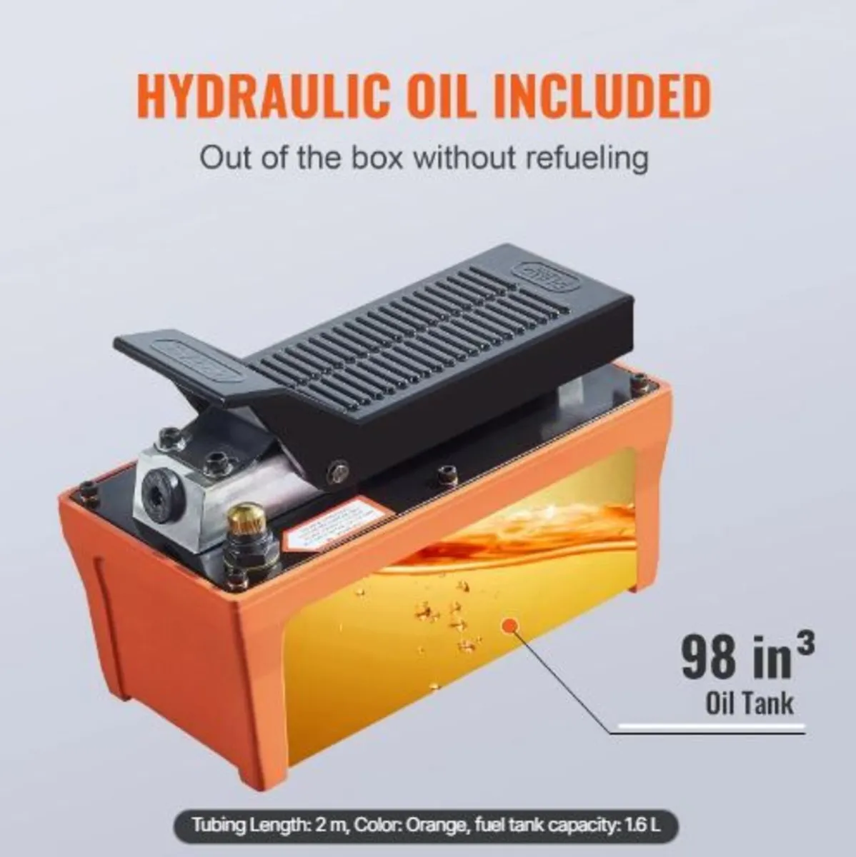 Air Hydraulic Pump, 6895 bar 1.9L - Image 3
