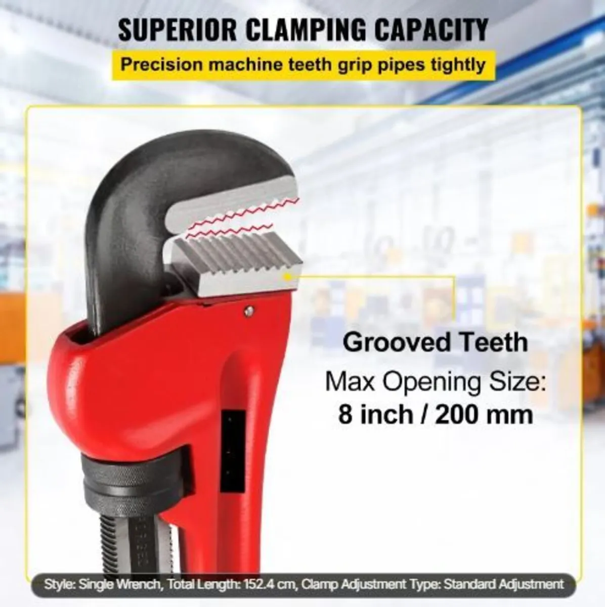 Pipe Wrench, 51 inch, Heavy Duty - Image 2