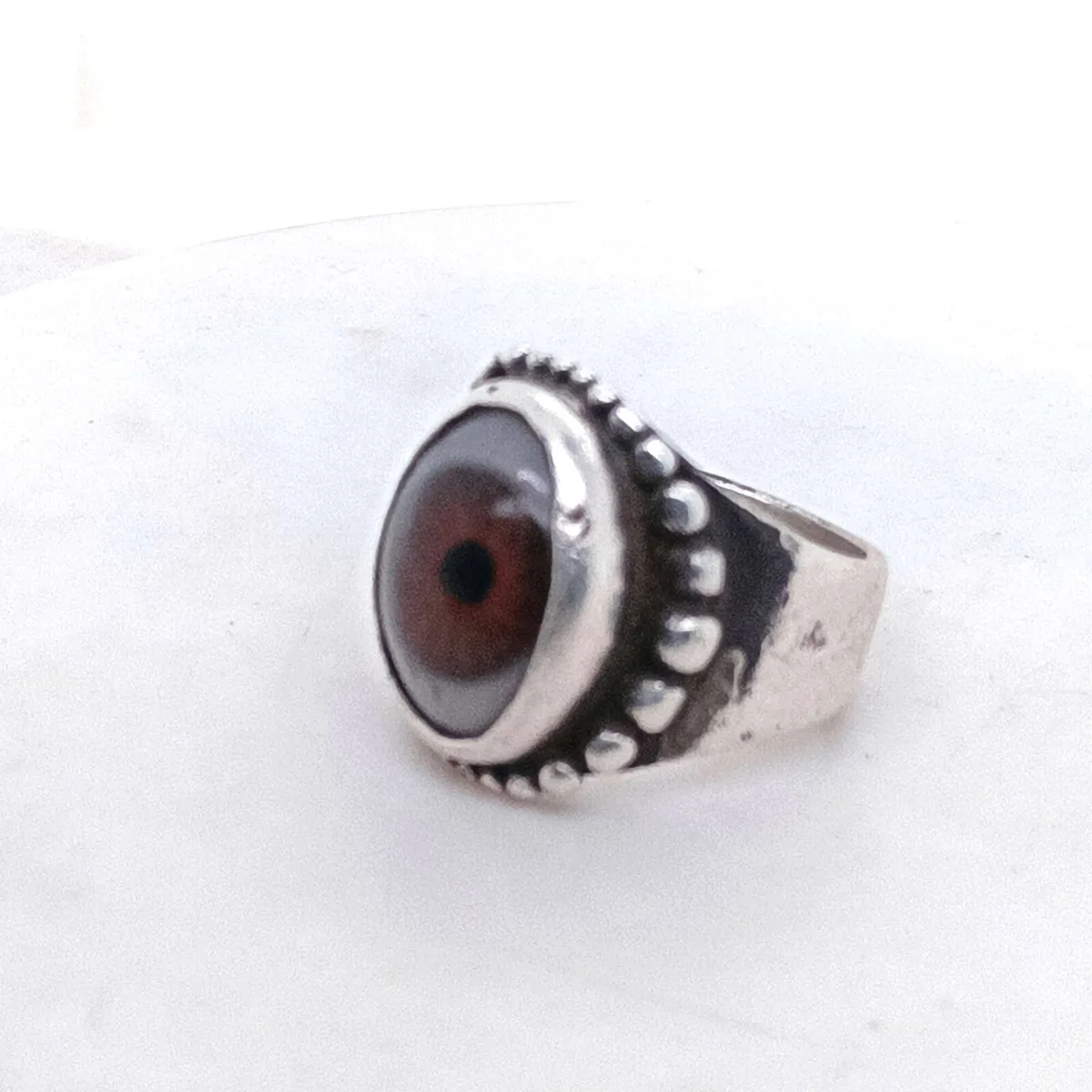 Eye Silver Ring by Great Frog of London - Image 3