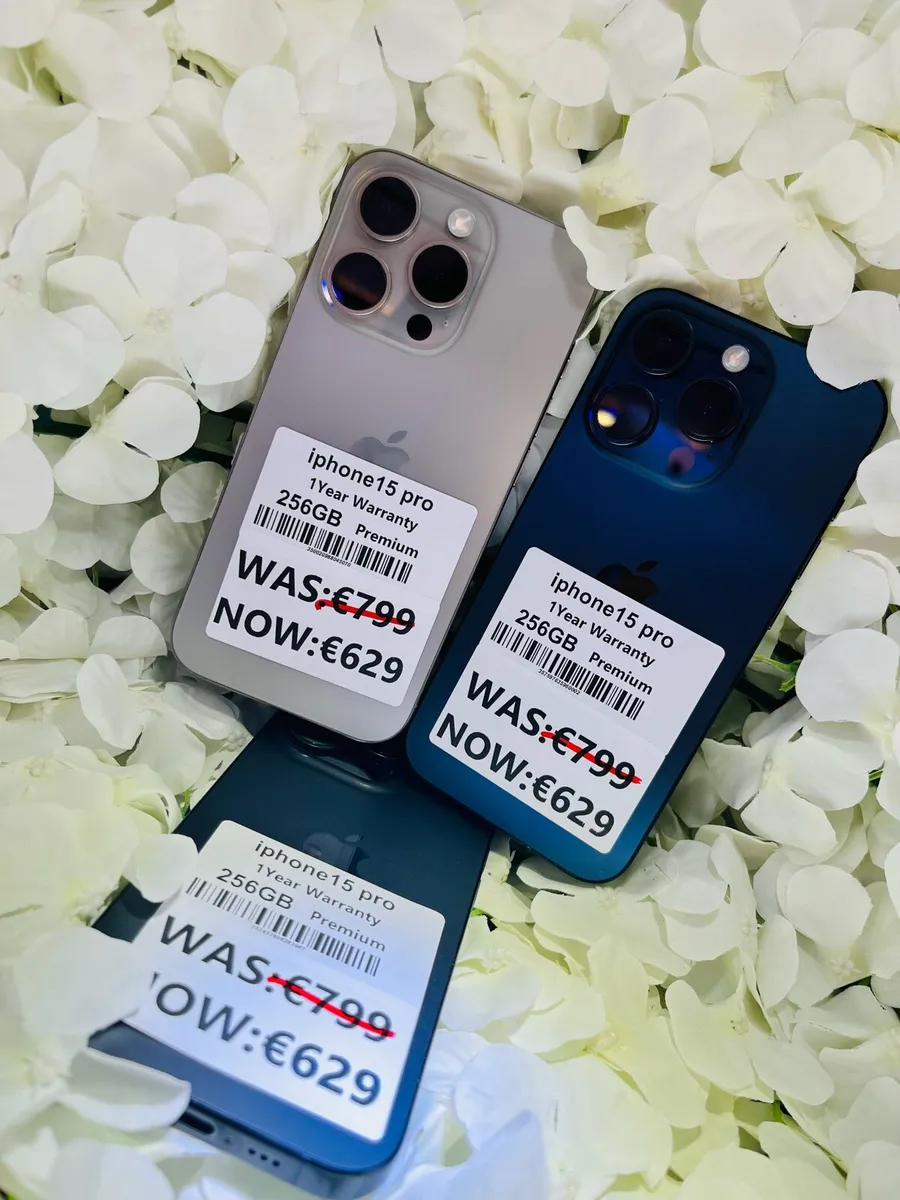 🔥iPhone15 pro 256GB 1Y WTY🔥 - Image 1
