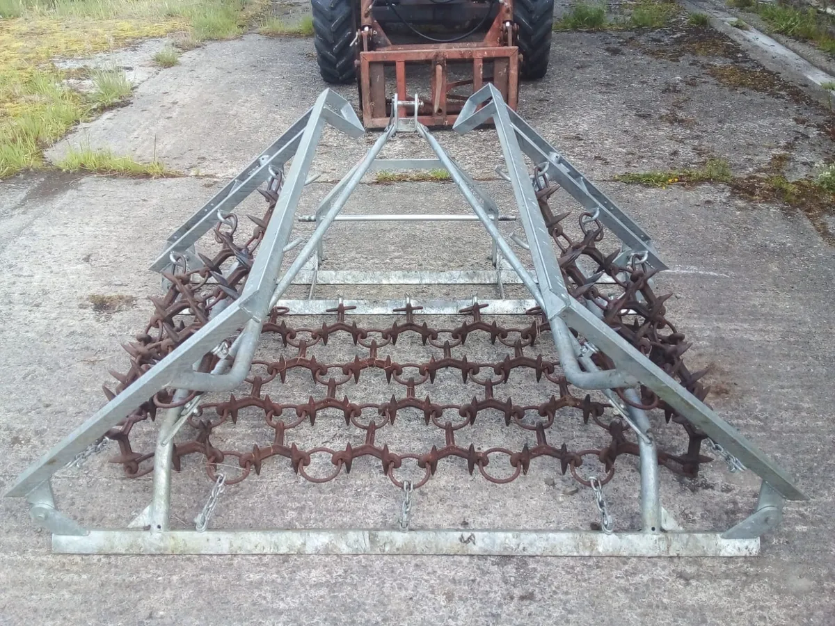 Ritchie 4 metre manual Grassland Harrow - Image 1