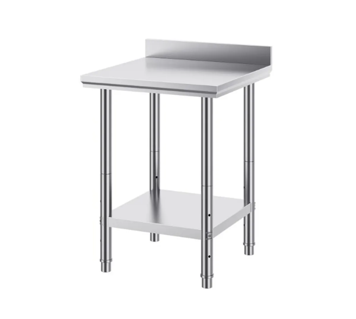 24 x 24 x 34 Inches NSF Stainless Steel Work Table - Image 2