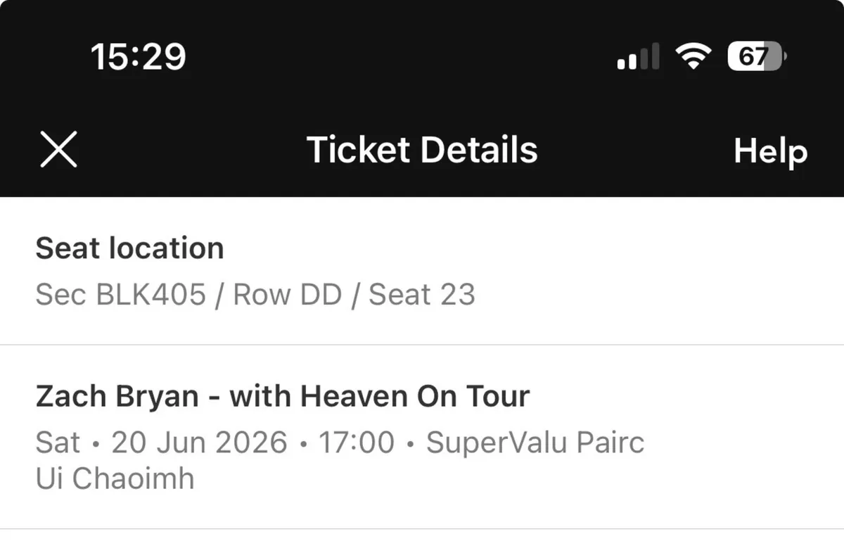 Zach Bryan Tickets Cork Sat 20th June - Image 2