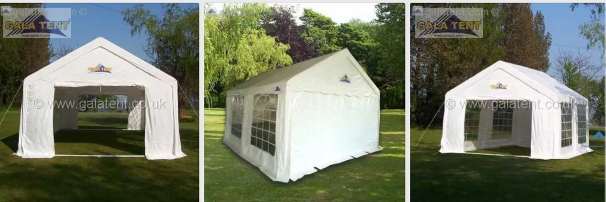 4m x 4m Gala Tent Marquee Elite (PVC) - Image 1
