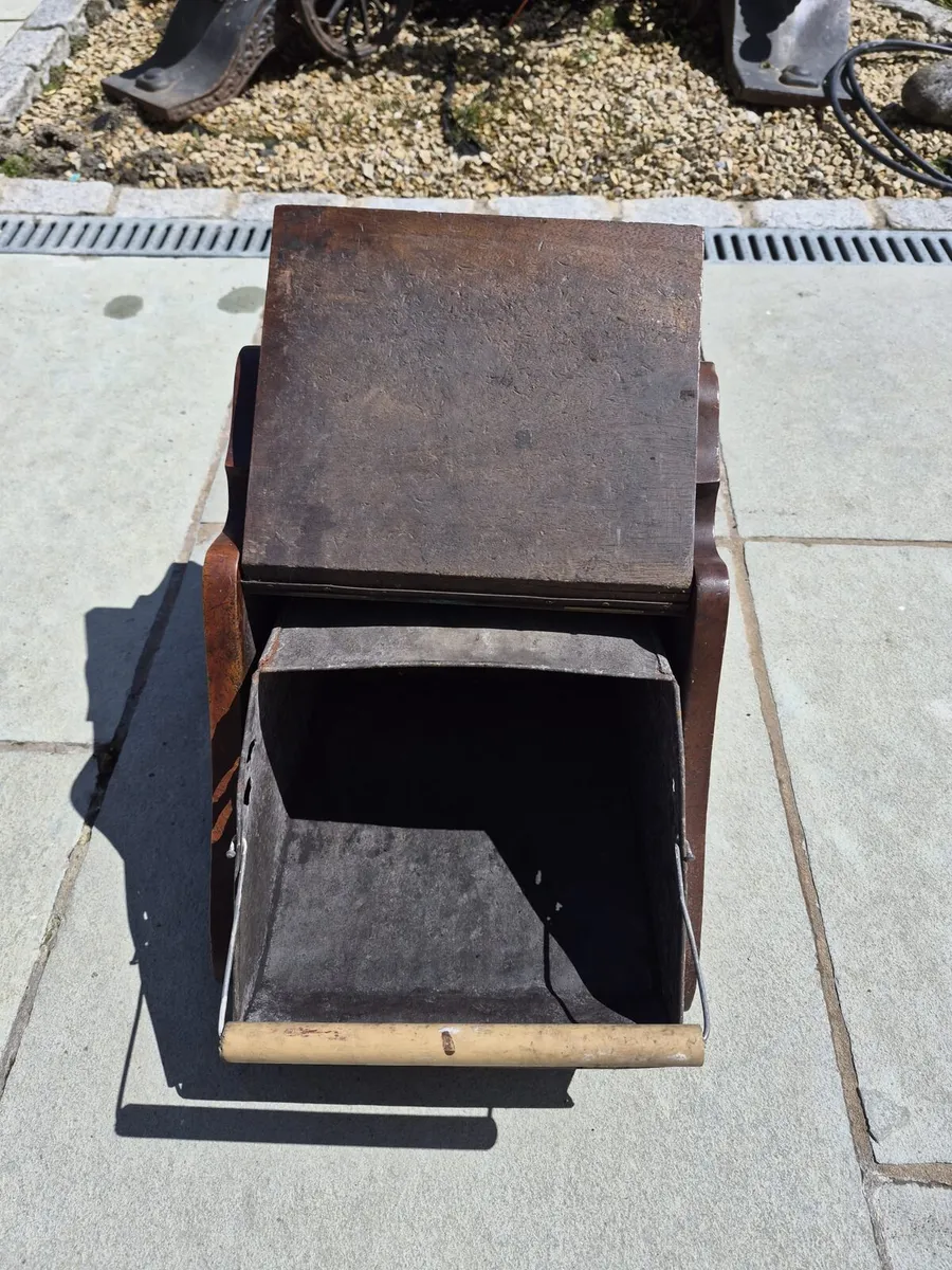 Georgian Wooden Coal Box - Image 2