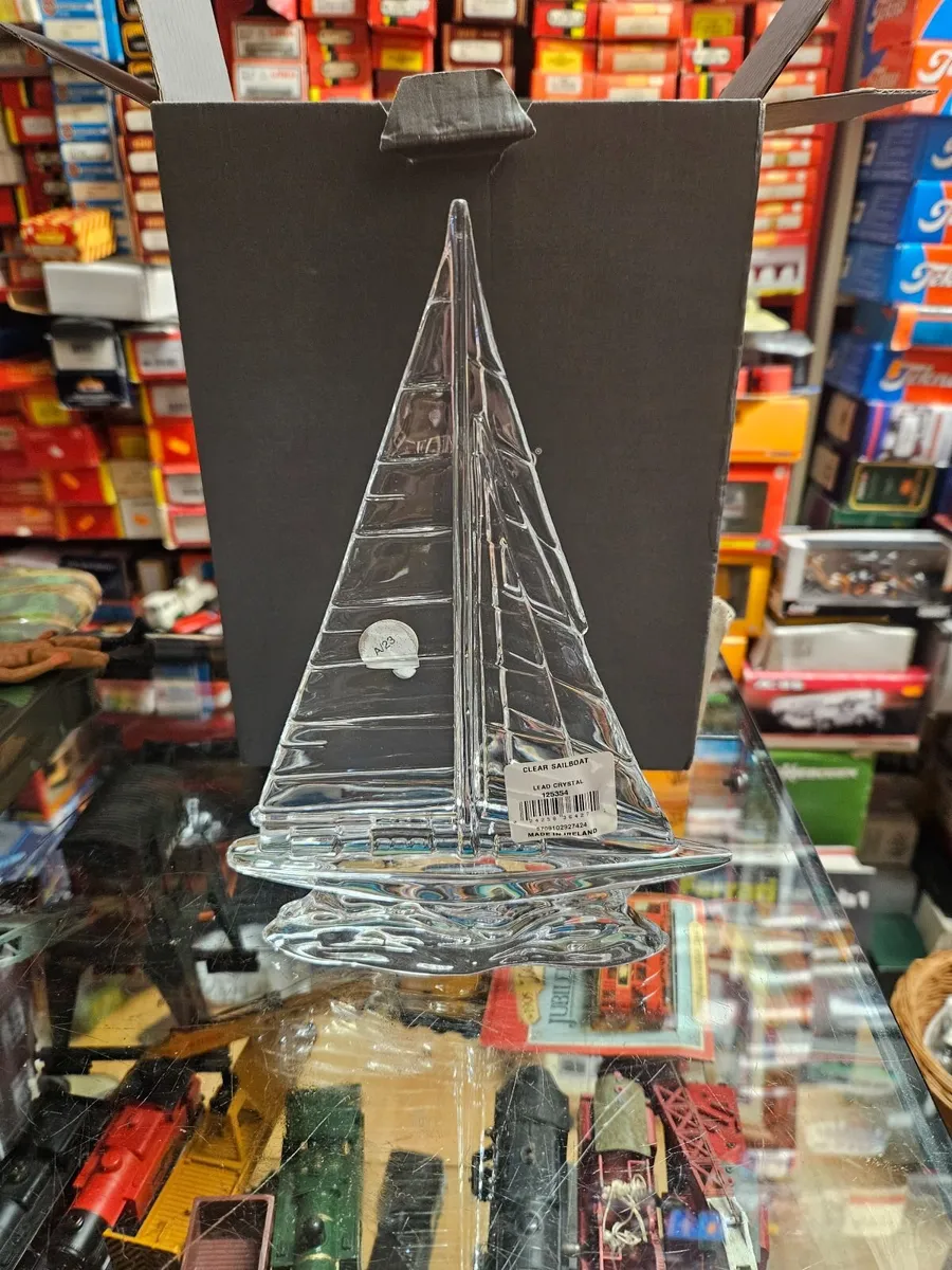 Waterford Crystal Yacht Sailing Boat - Image 4