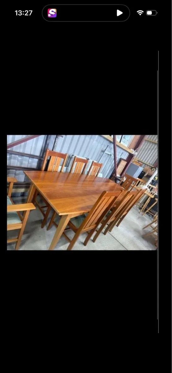 Gilbert and Logan table and 8 chairs - Image 2
