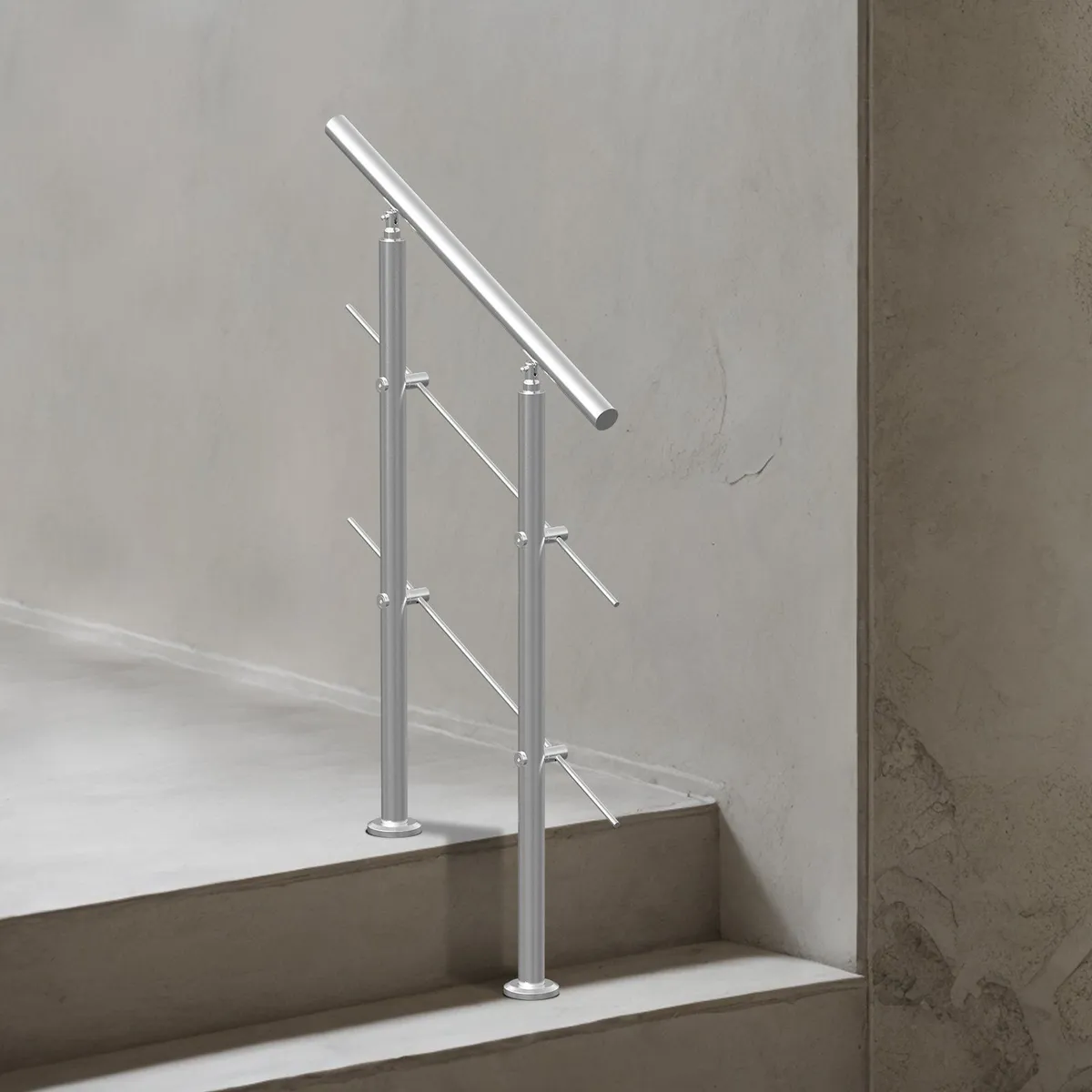 31.5in Handrails for Steps 2 Crossbars Staircase - Image 3