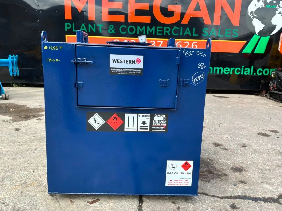 1350 Litres bunded fuel delivery storage bowser... - Image 3