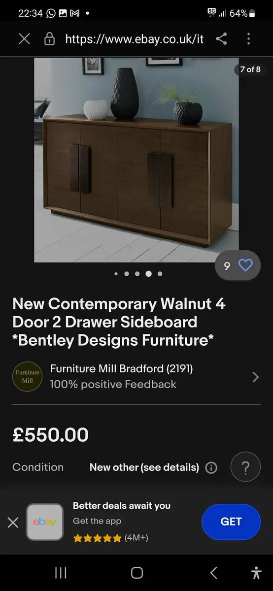 Sideboard cabinet drawers - Image 3