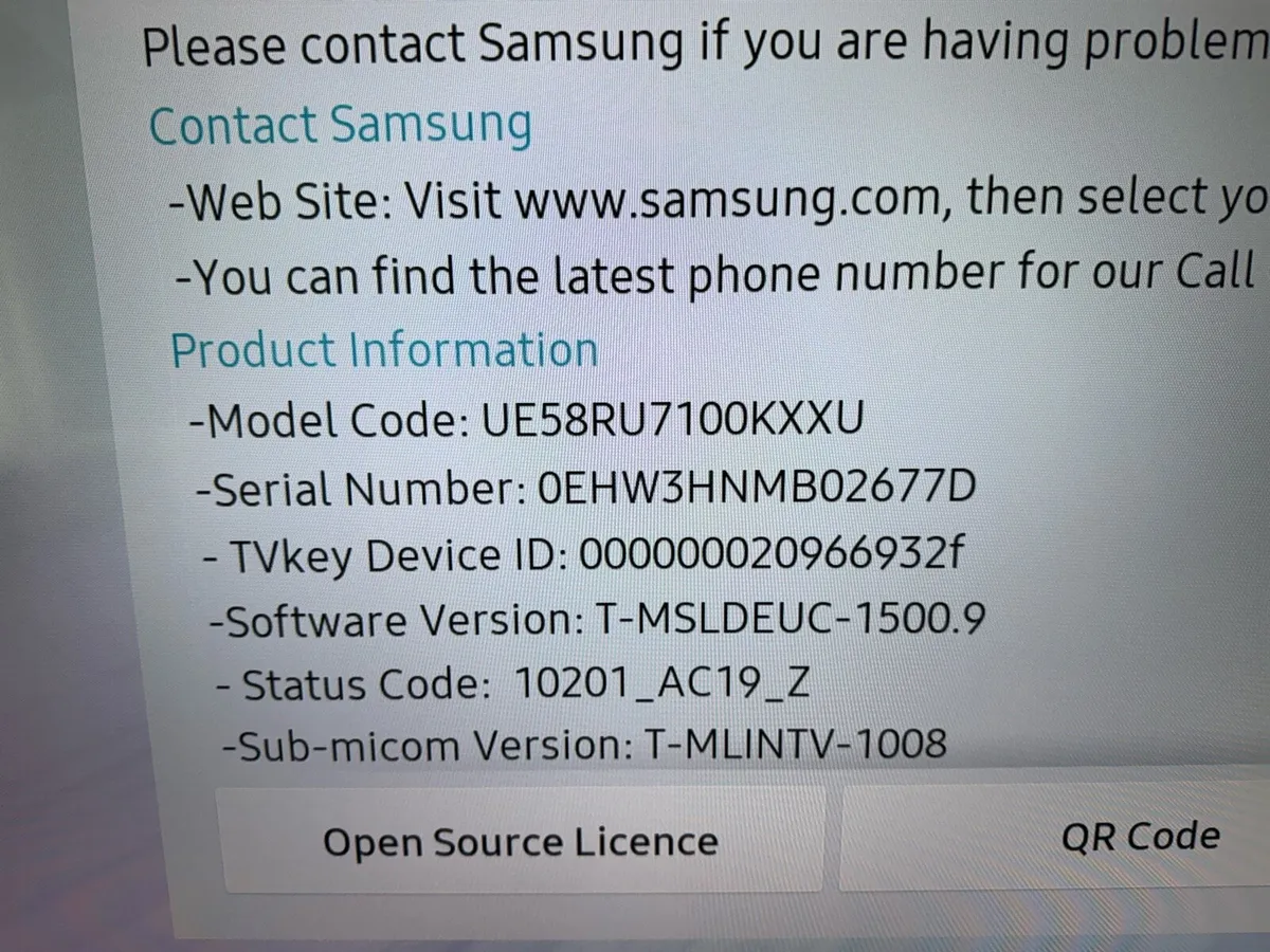 Samsung 58” Smart 4K TV - Image 3