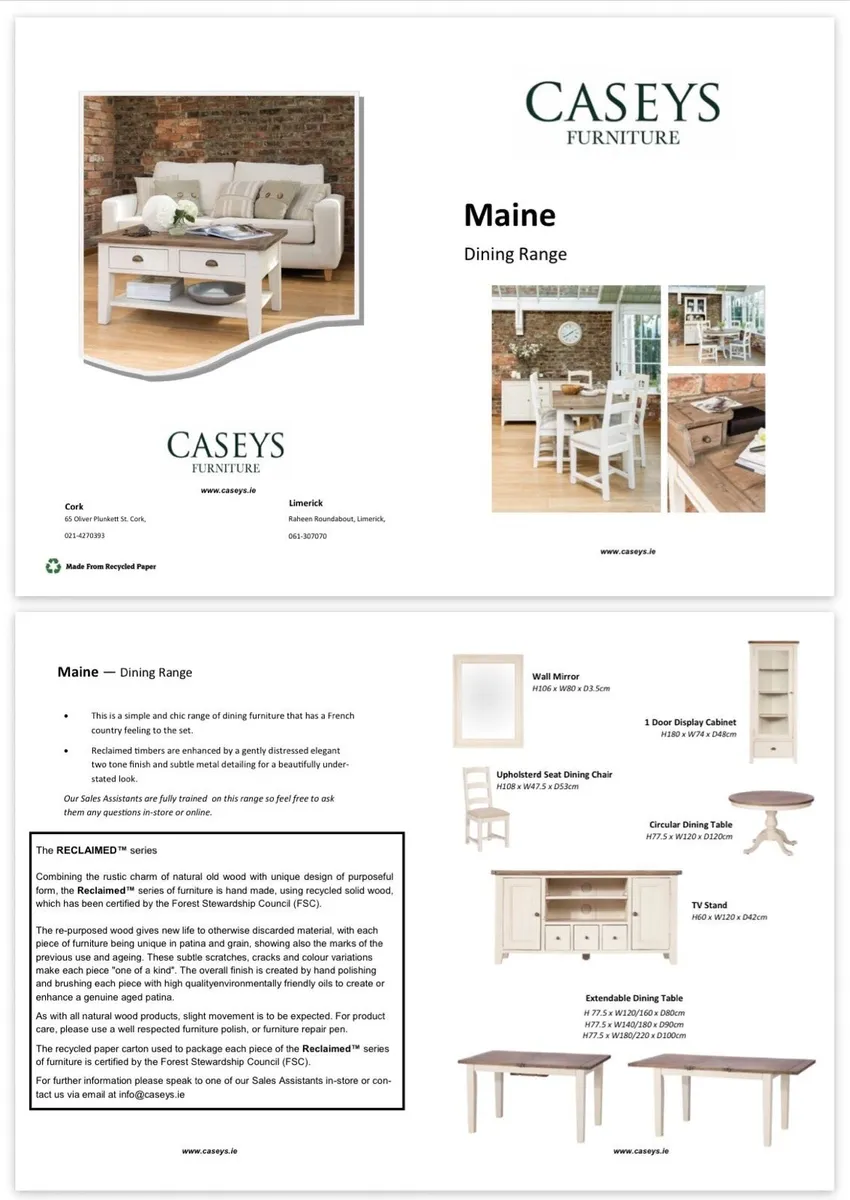 Solid wood dining table - Image 4