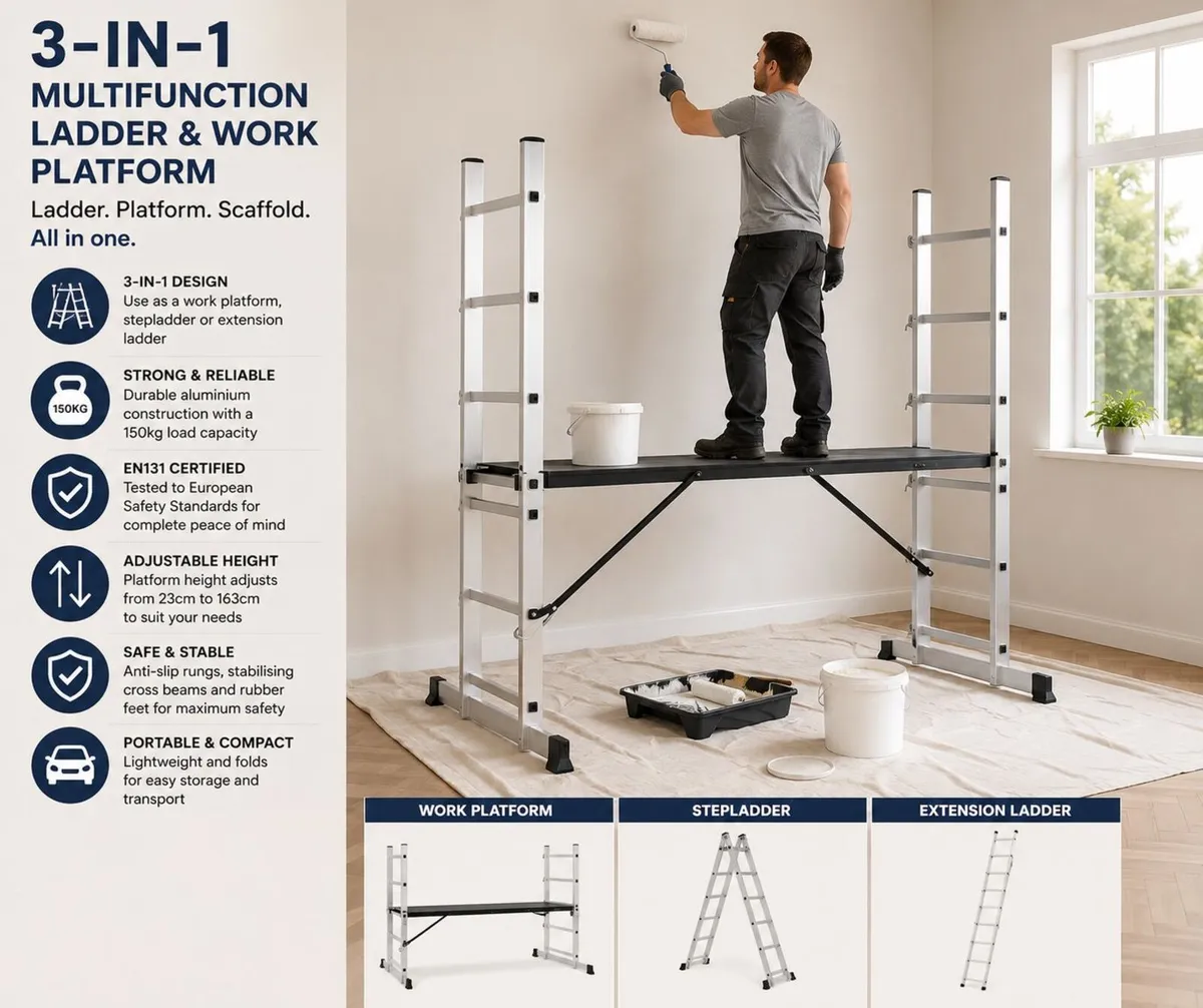 Mobile Aluminium Work Platform & Multifunction Sca - Image 1