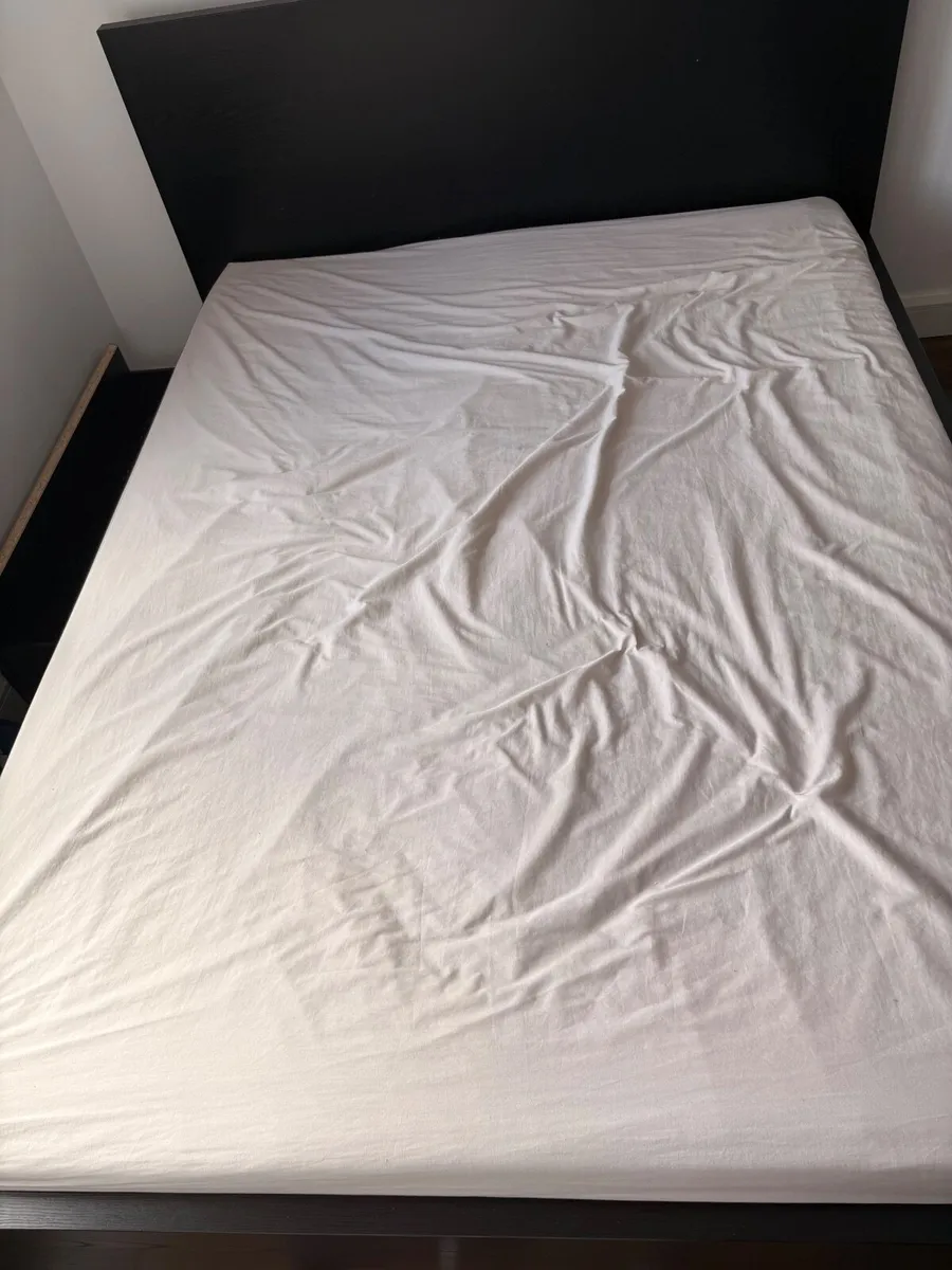 IKEA Malm Bed Frame 4 storage box + Mattress - Image 3