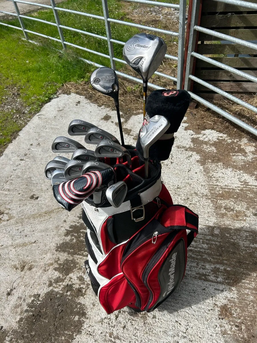 Full golf set and bag - Image 1