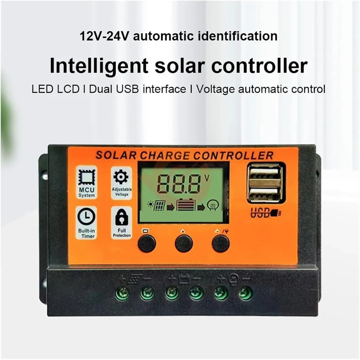 100A Solar Charge Controller With USB Port(50A) - Image 2