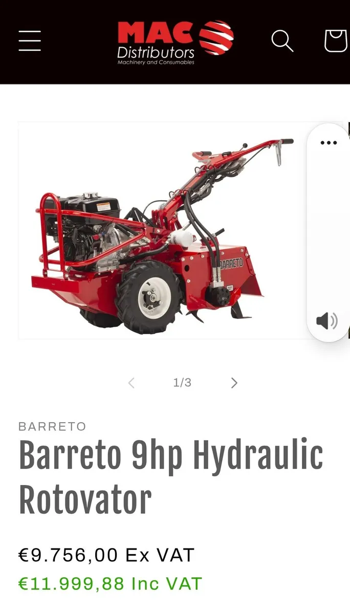 Barreto hydraulic rotovator - Image 2