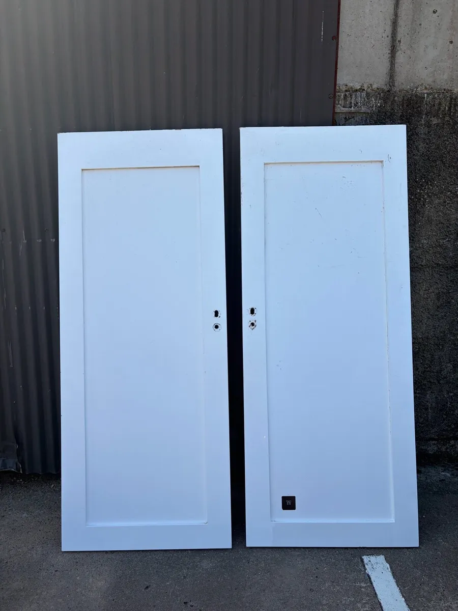 Doors and door frame with new handles and locks - Image 1