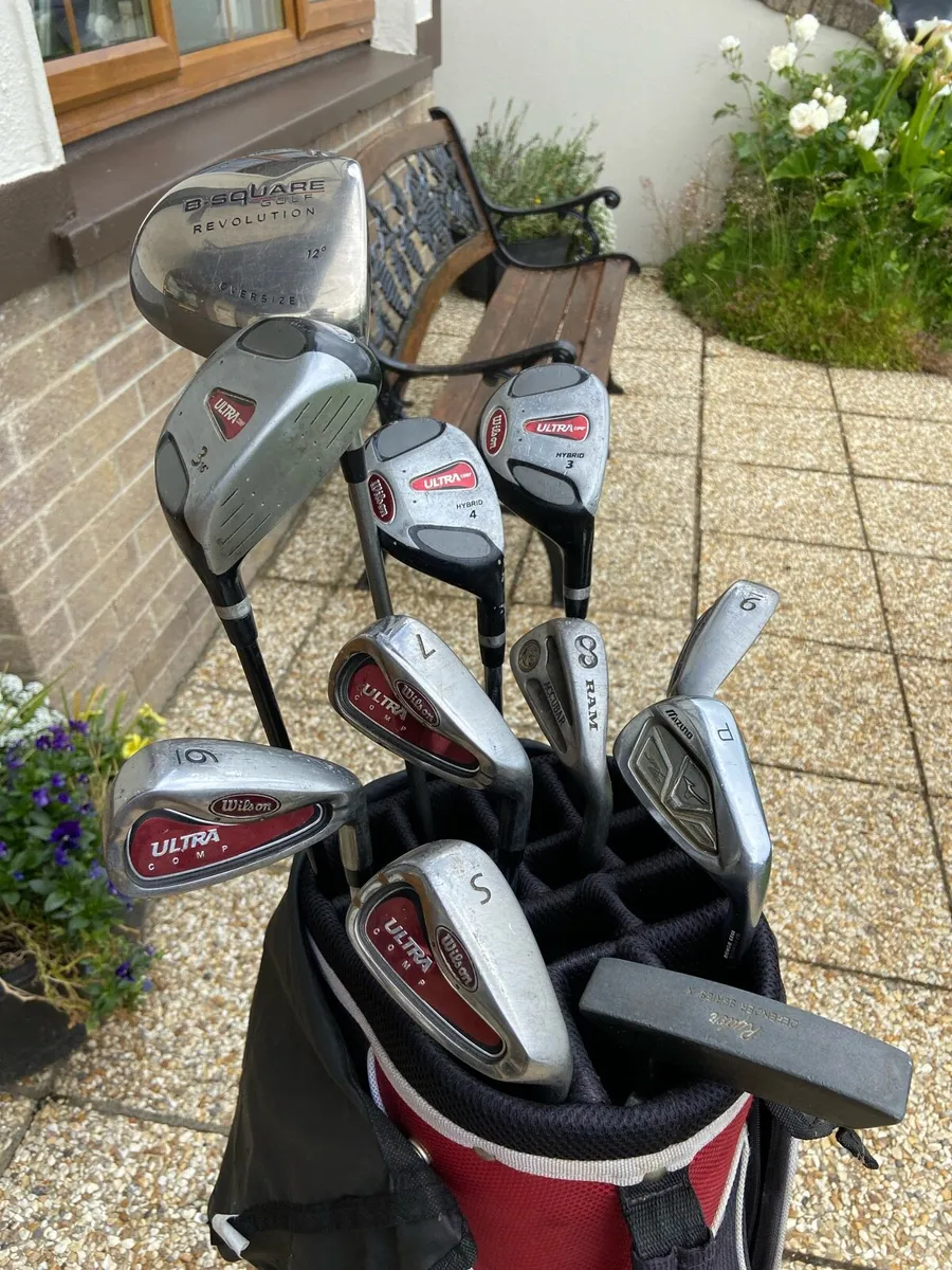 Golf. Clubs. &. Bag.  Mixed. Set - Image 2