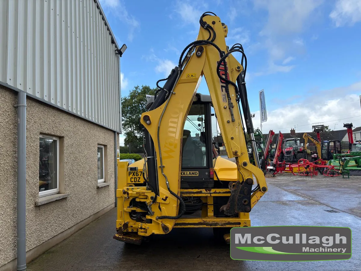Used New Holland 110 CTC Rubber Tyre Digger - Image 2