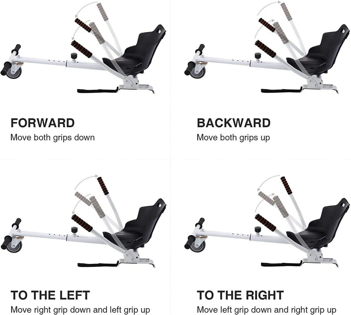 Hoverkart Seat Attachment Cart Seat - Image 2
