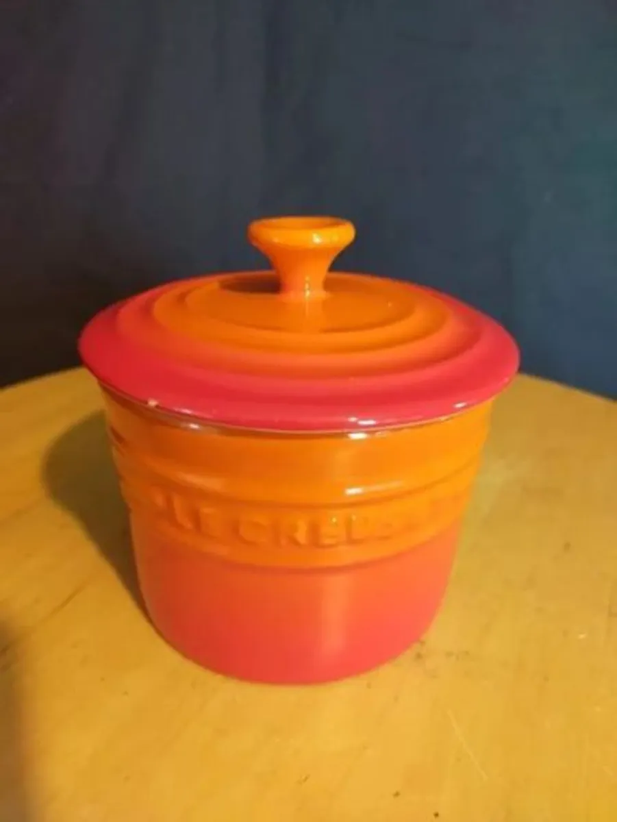 Le Creuset Orange Jar - Image 1