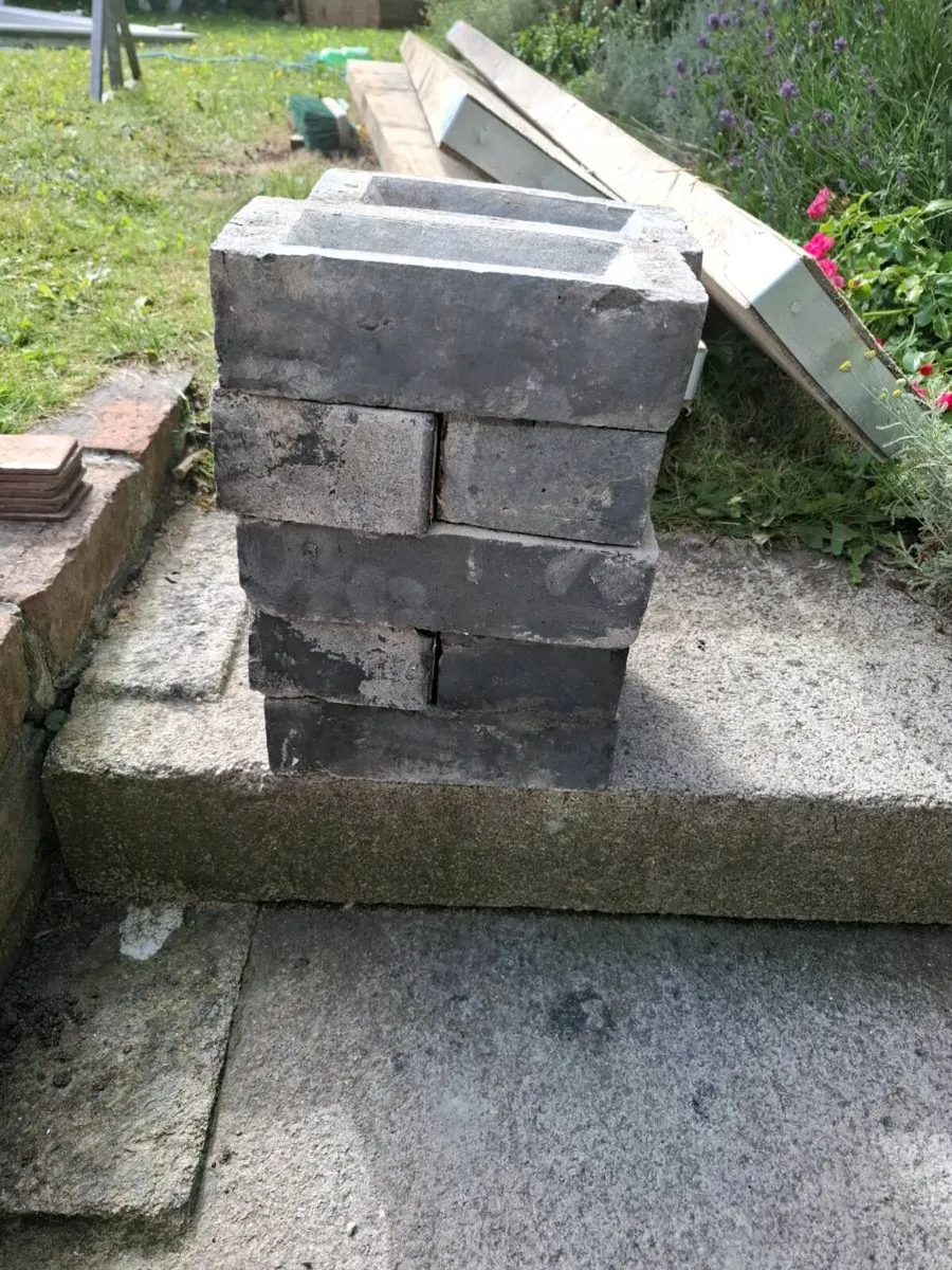 Reclaimed Victorian Bricks – 400+ Available – Blue - Image 1