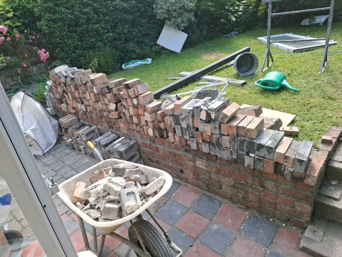 Reclaimed Victorian Bricks – 400+ Available – Blue - Image 2