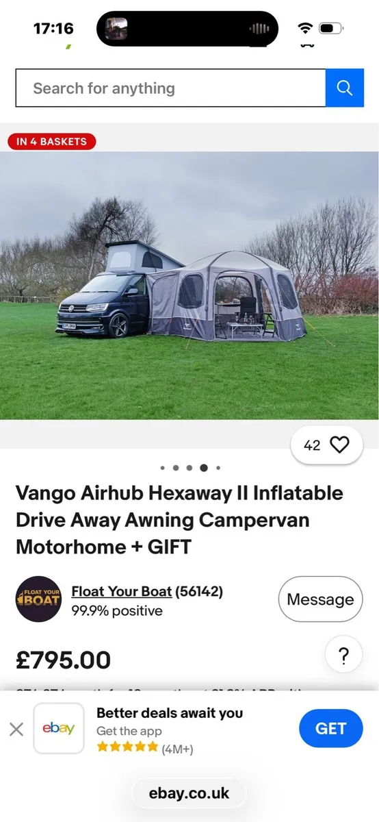Drive away awning - Image 1