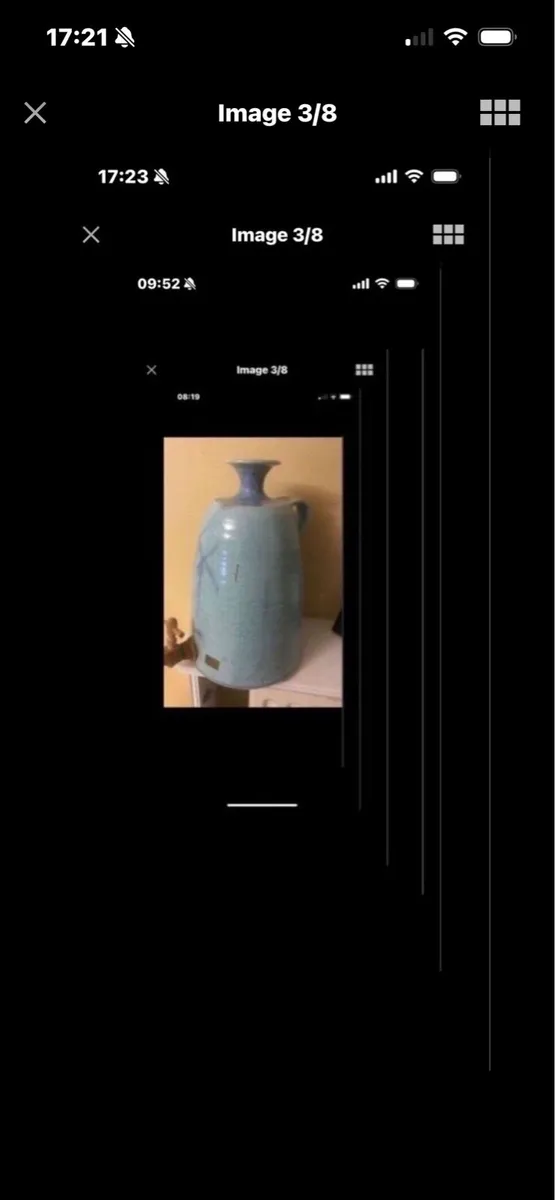 Rare Vintage Large Louis Mulcahy Cider Jar - Image 3