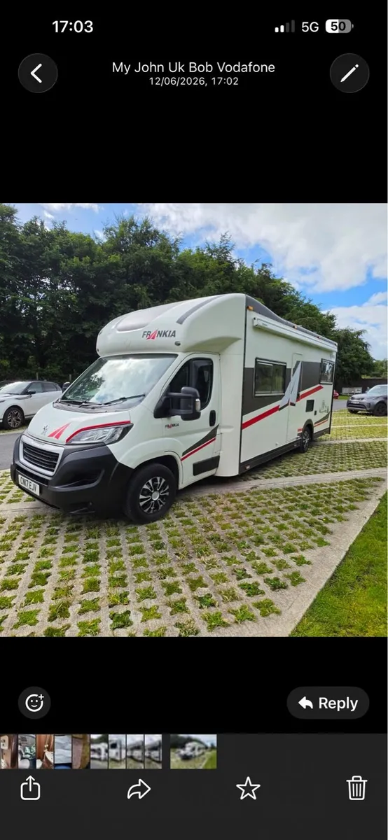 Peugeot boxer Frankie motorhome year 2017 - Image 4