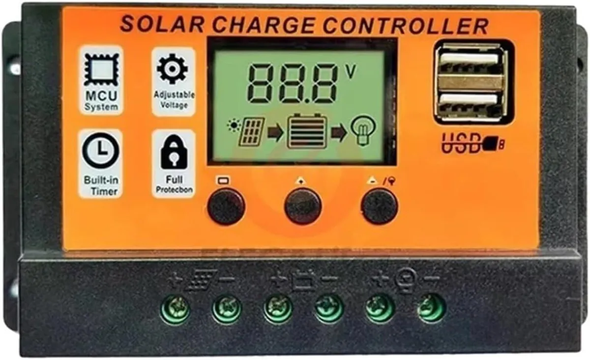 100A Solar Charge Controller With USB Port(60A) - Image 1