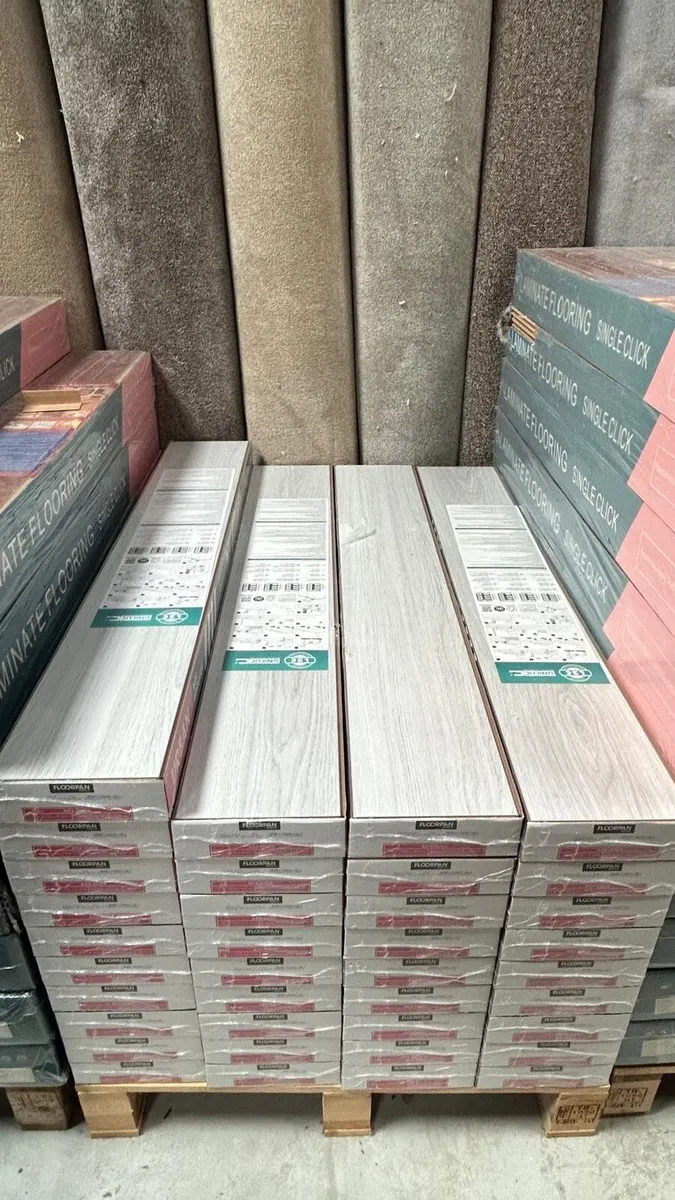 Light Grey & Dark Grey Matt Laminated Flooring - Image 2