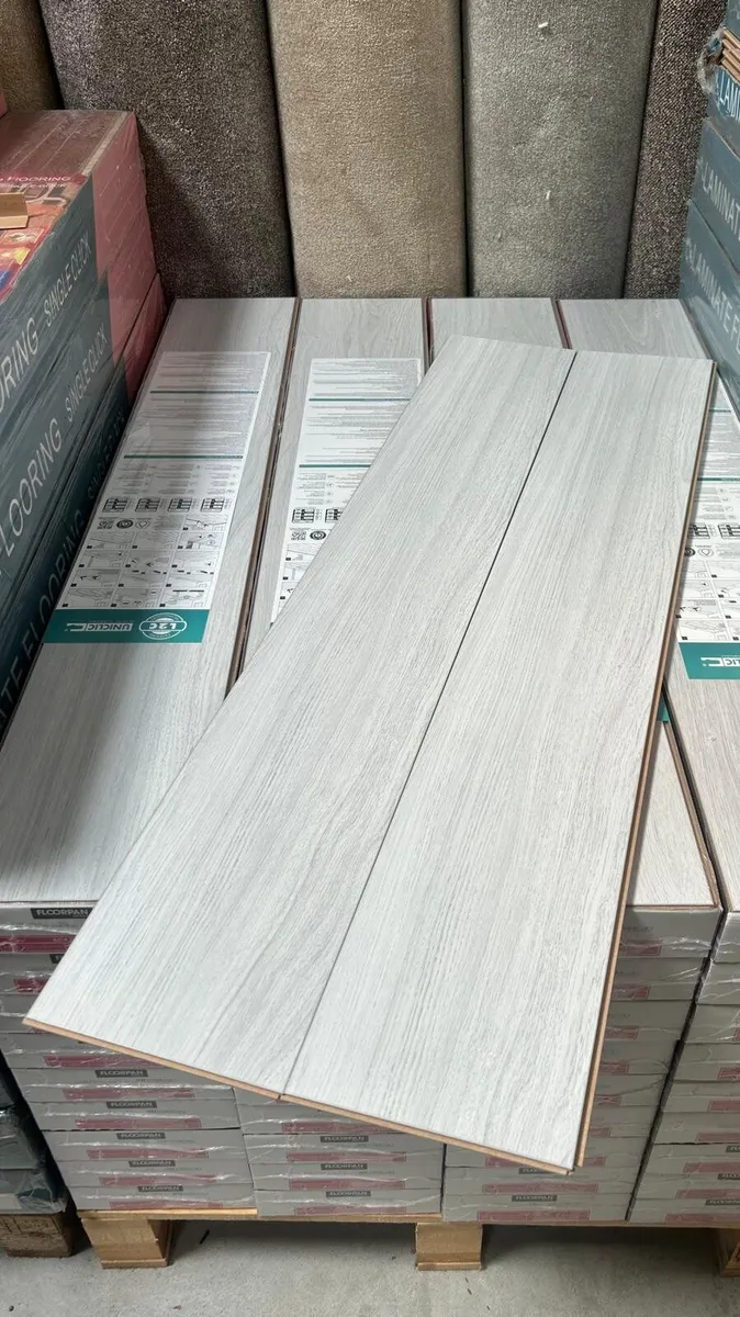 Light Grey & Dark Grey Matt Laminated Flooring - Image 3