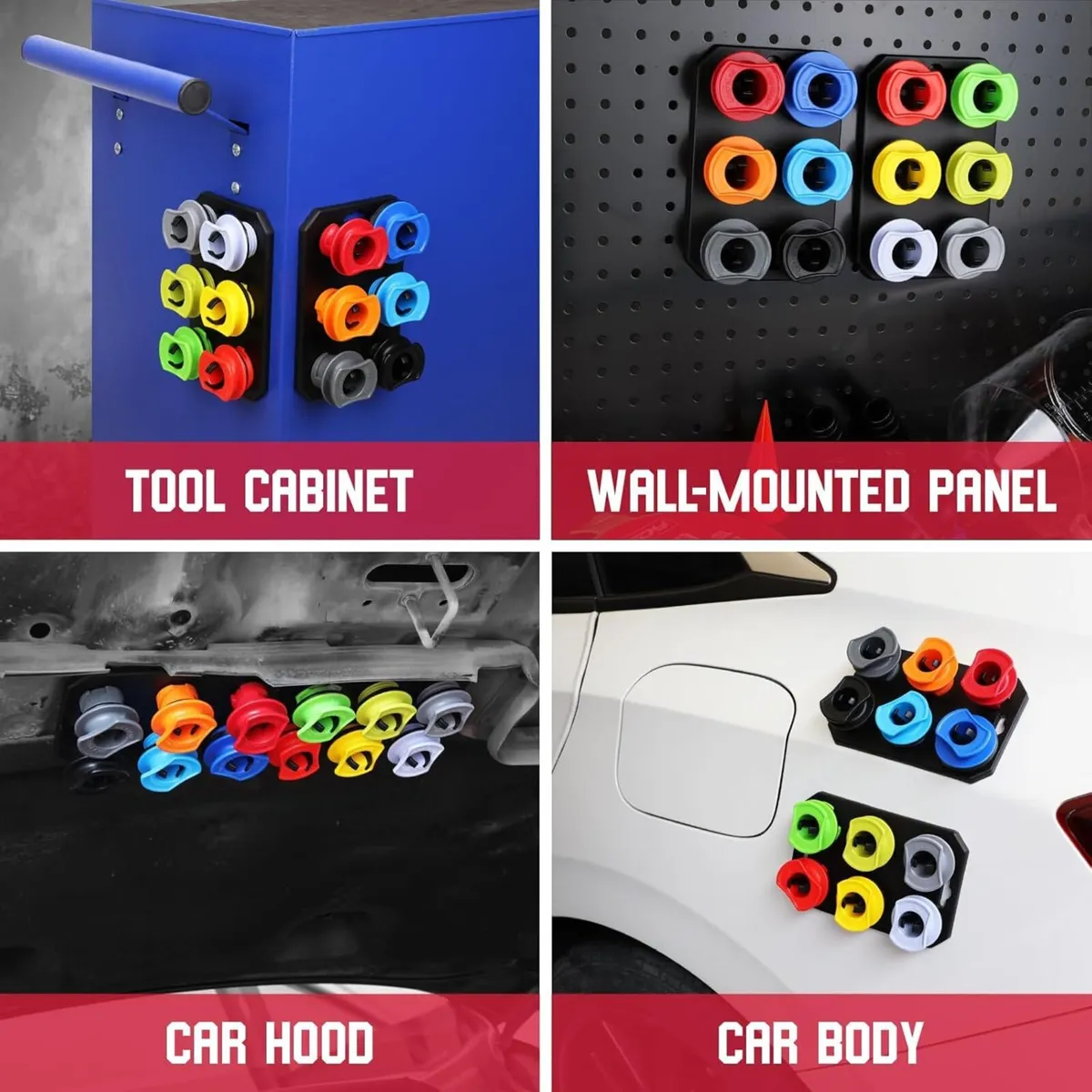 19pcs Overfill Leakproof Engine Coolant Funn Set - Image 3