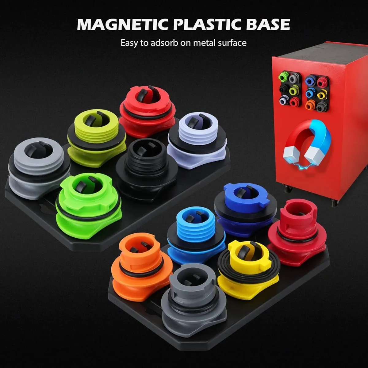 19pcs Overfill Leakproof Engine Coolant Funn Set - Image 4