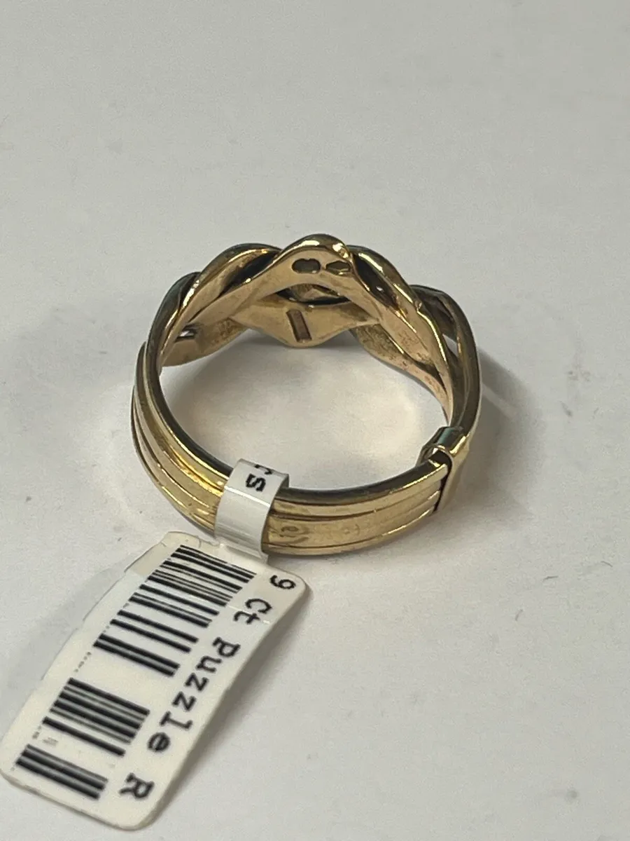 9k gold ring. - Image 4