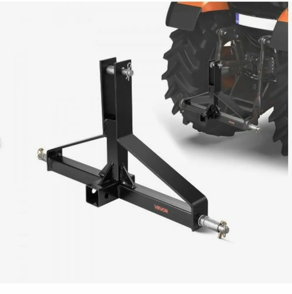 3 Point Trailer Hitch with 2 in Receiver - Image 1