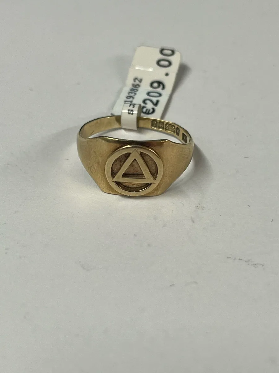 9k gold AA ring. - Image 2