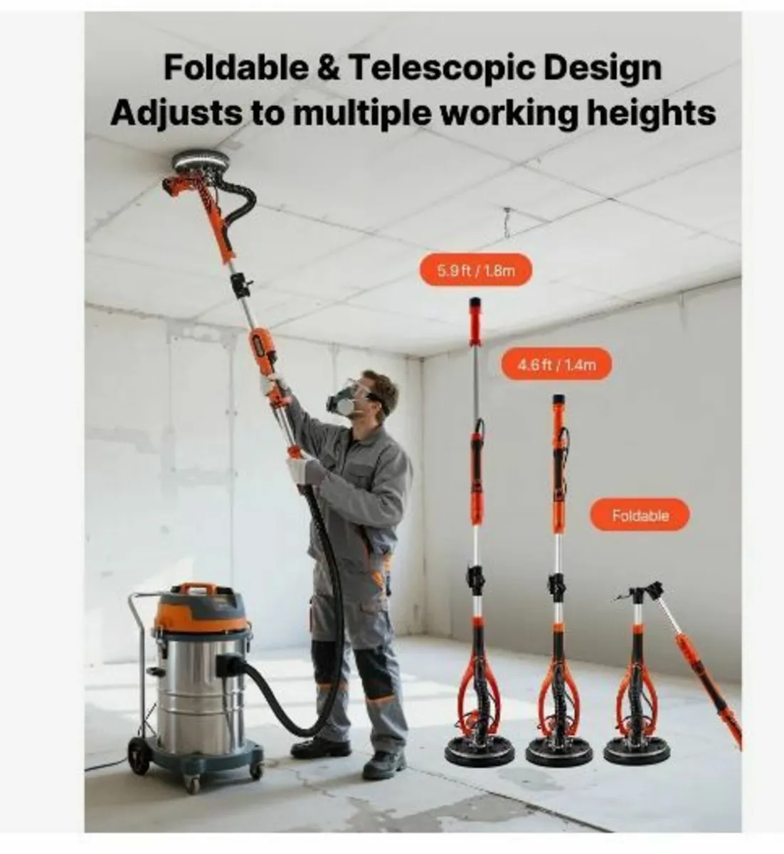 Drywall Sander, 850W - Image 2