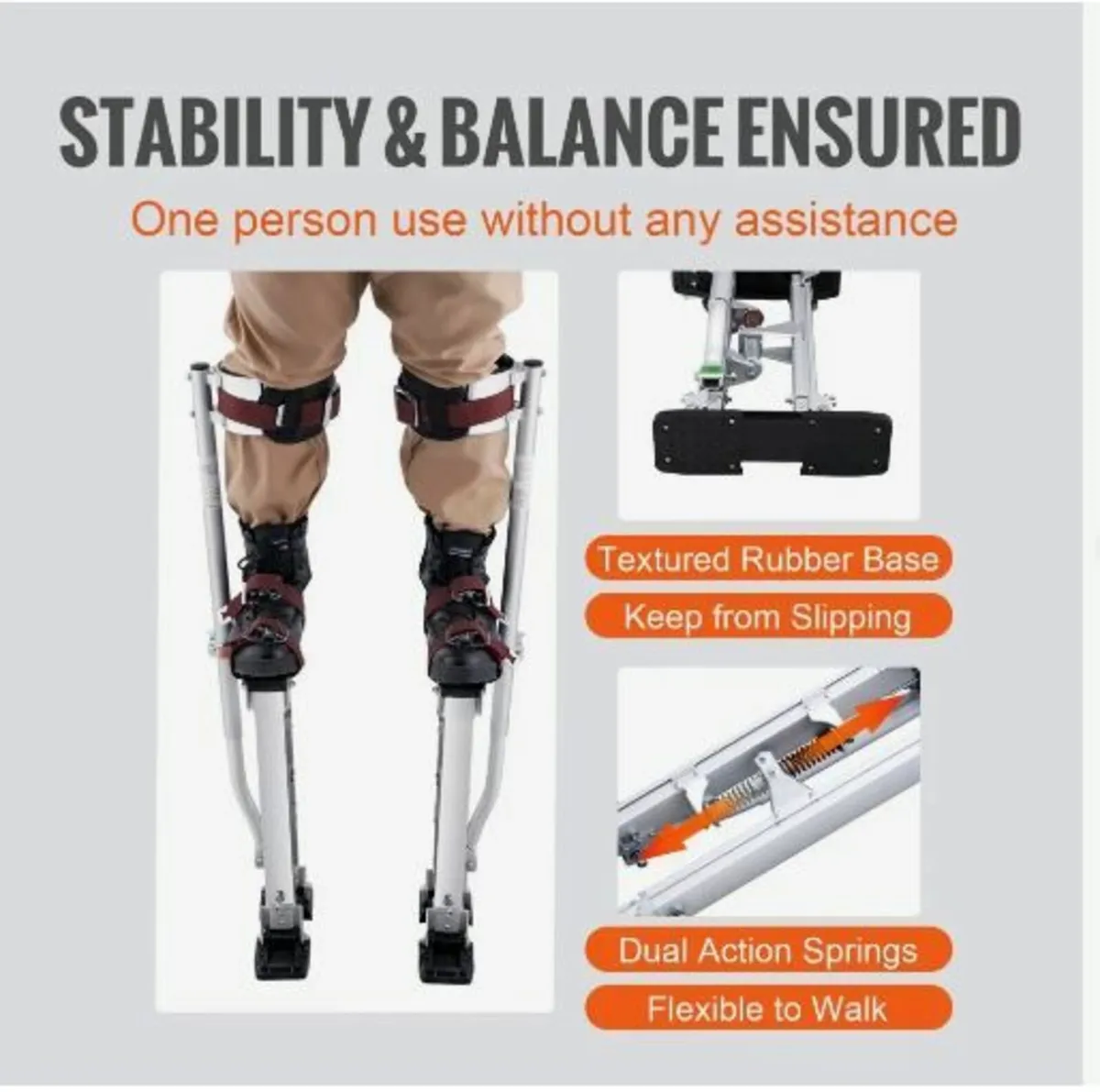 Drywall Stilts, 46 cm-76 cm Adjustable - Image 3