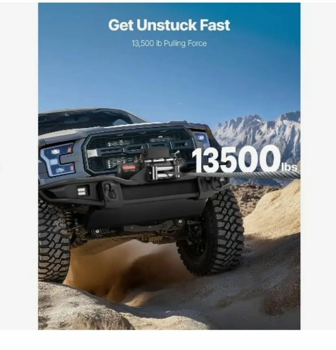 Electric Winch, 6100 kg Load Capacity - Image 3