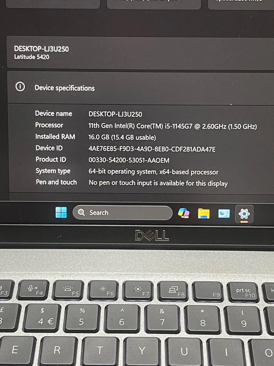 Dell i5 11gen 16-256 Windows 11 pro - Image 2