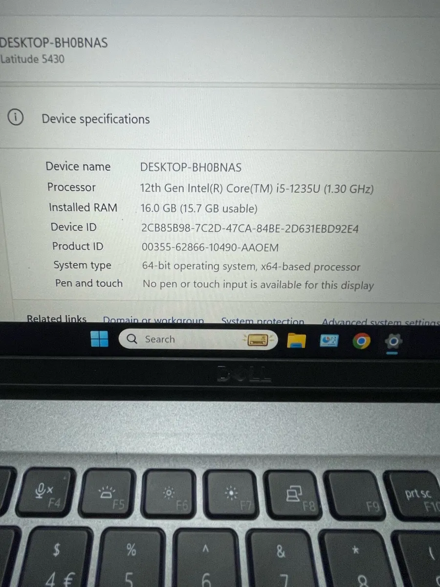 Dell laptop i5 pro 12gen 16-256 w11 pro - Image 4