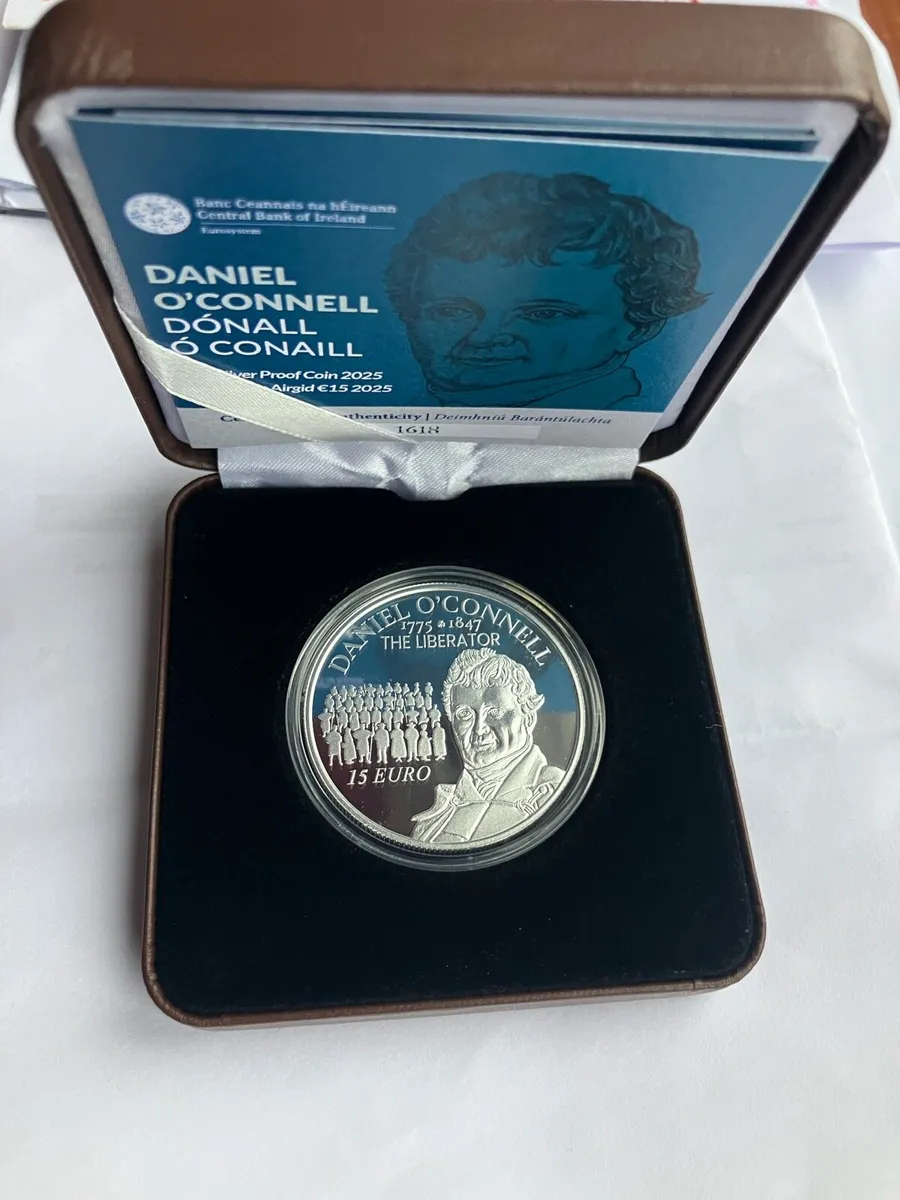 Silver collectors coin Daniel O Connell - Image 2