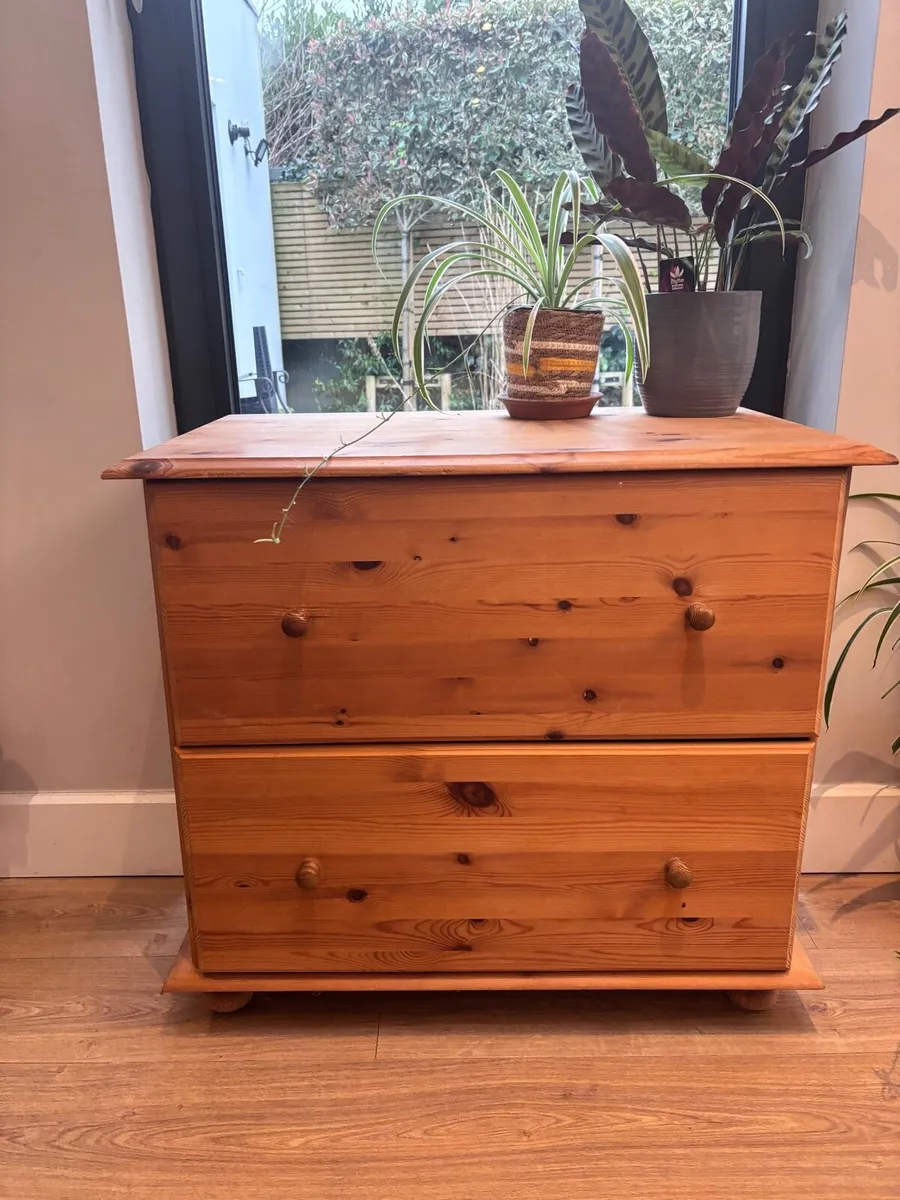 Pine filing drawer cabinet FREE - Image 1