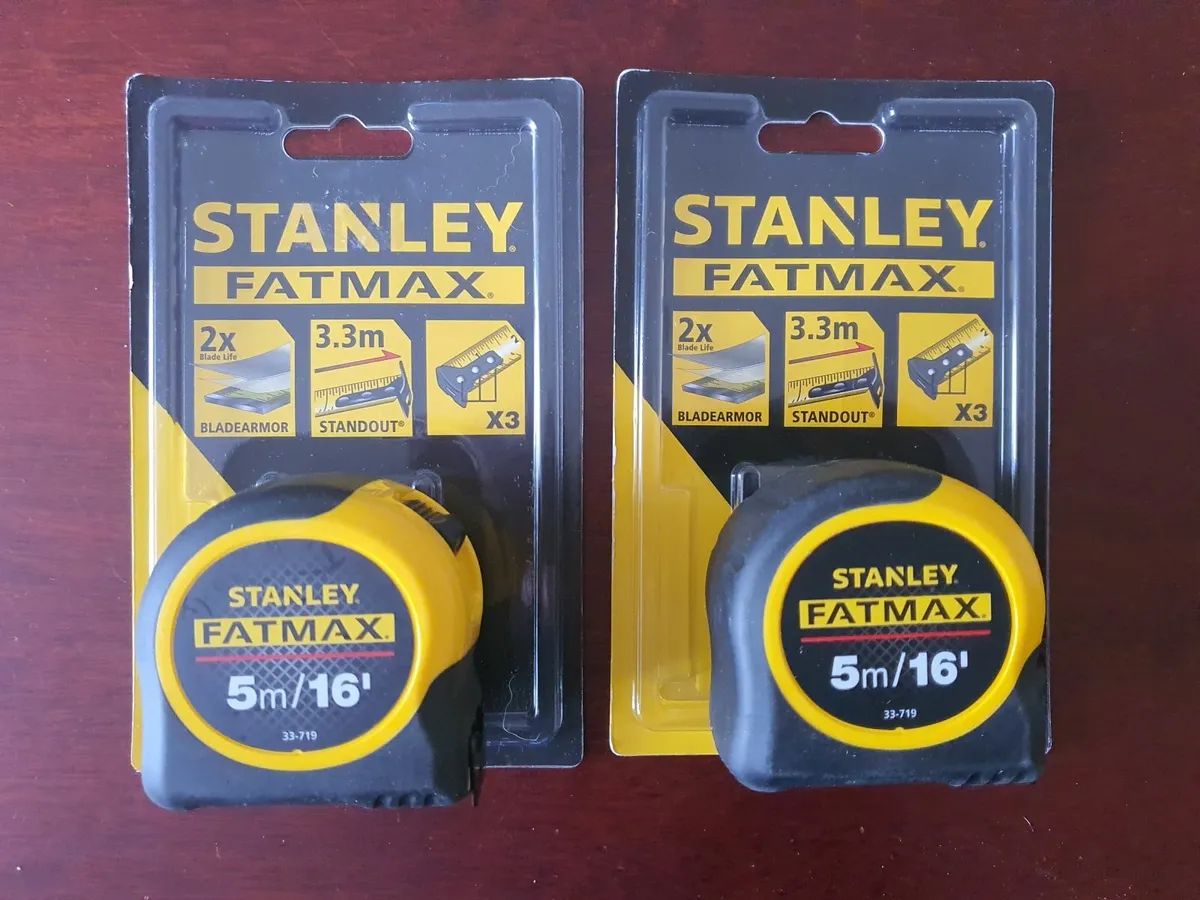 Dewalt / Stanley Wide Blade Measure Tapes - Image 3