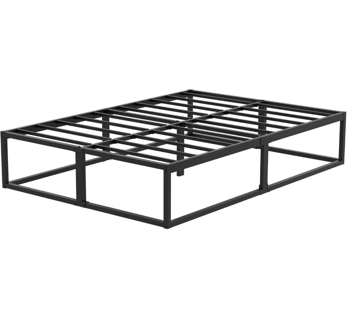 King Size Bed Frame 36cm High with Steel Slats Sup - Image 3