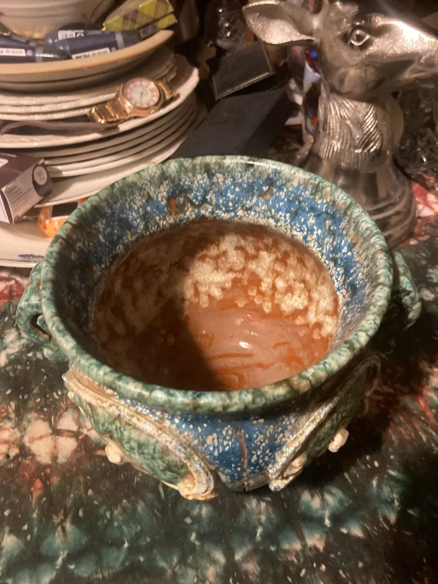 Italian pottery jug and flower pot free poatage - Image 2